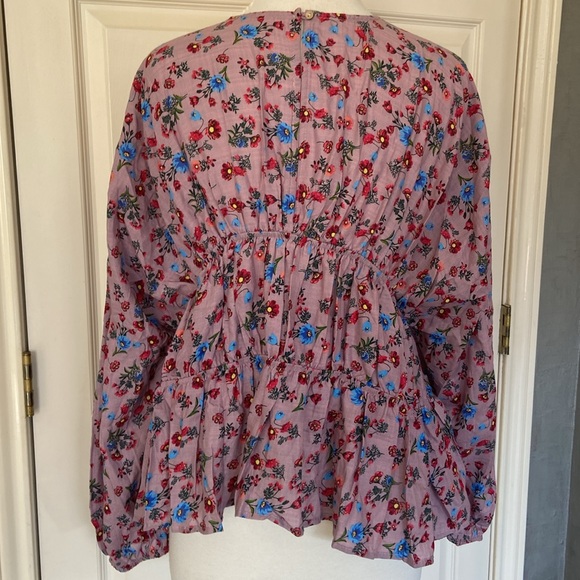 Bucketlist Large Boho Cotton top NWOT - Picture 2 of 7